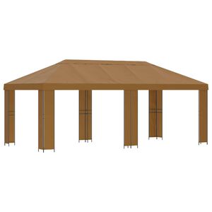 vidaXL Aia gazebos 6 x 3 m Beež Pol&uuml;ester ja teras 190