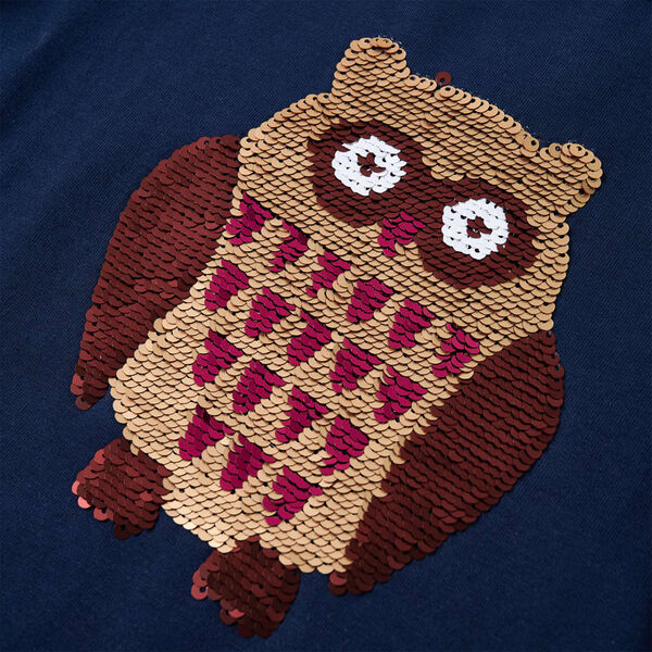 Pikkade varrukatega lastesärk, tumesinine, 116