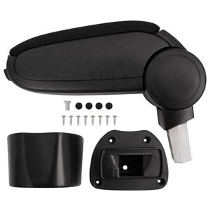 vidaXL auto k&auml;etugi, must, 14,5 x 31,5 x (30-48) cm, ABS