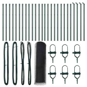 vidaXL Aiapost Hall 50 x 0,6 m (13 mm v&otilde;rk) Terased ja PVC