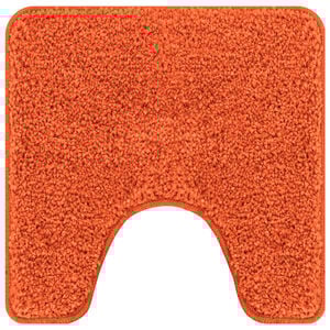 vidaXL Libisemisvastane vannimatt toalettl&otilde;ikega Oranž 50 x 50 cm PP