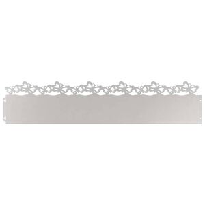 vidaXL Murukatted 10 pcs H&otilde;bedane 103 x 0,05 x 22 cm Roostevaba teras
