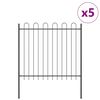 vidaXL Aiandus aiapaneel BOXTEL 5 tk 8,5 x 1,5 m Pulberkattega teras