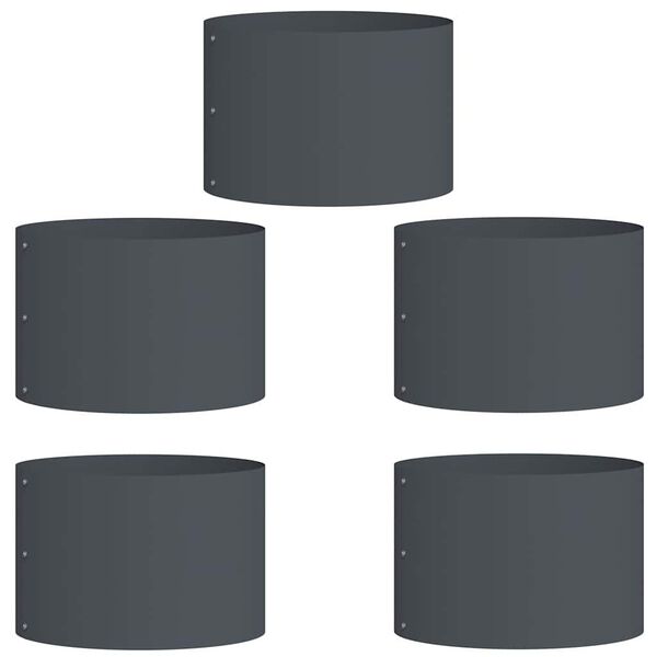 vidaXL Istiku r&otilde;ngas 5 pcs Antratsiit 30 x 30 x 20 cm