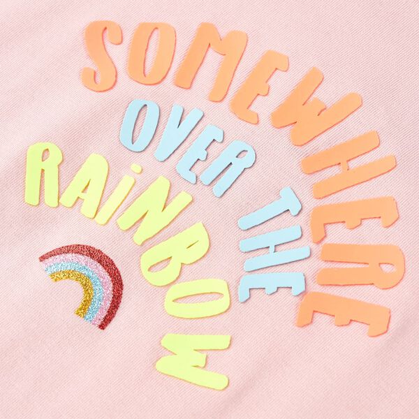 Laste T-särk, heleroosa, 128