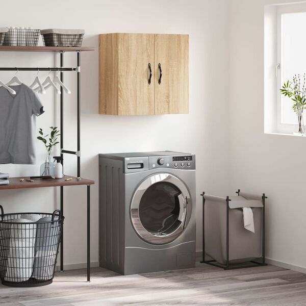 vidaXL seinakapp, Sonoma tamm, 60 x 31 x 60 cm, tehispuit