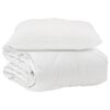 vidaXL Suletekk padjaga 2 pcs Valge Mikrofiiber
