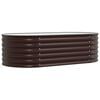vidaXL K&otilde;rge peenar Pruun 160 x 80 x 44 cm Teras