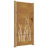 vidaXL aiav&auml;rav 100 x 175 cm corten terasest murukujundusega
