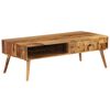 vidaXL kohvilaud akaatsiapuu, meeviimistlus, 110 x 50 x 37 cm