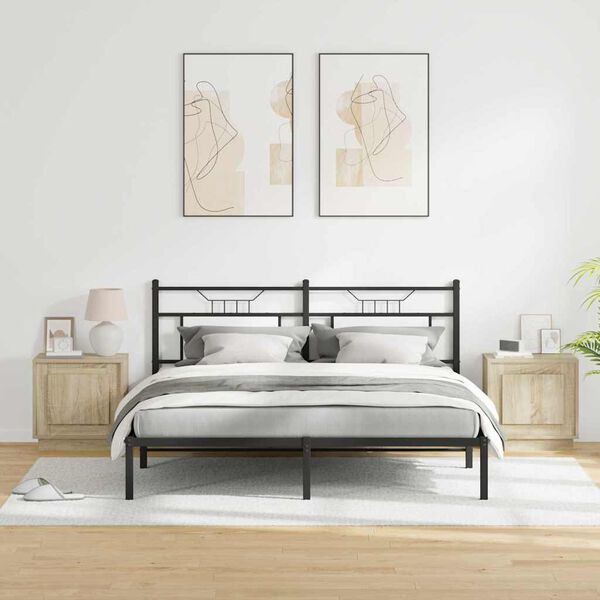 vidaXL &Ouml;&ouml;lambi kapp 2 pcs Sonoma tamm 44 x 34,5 x 45 cm Tehispuit