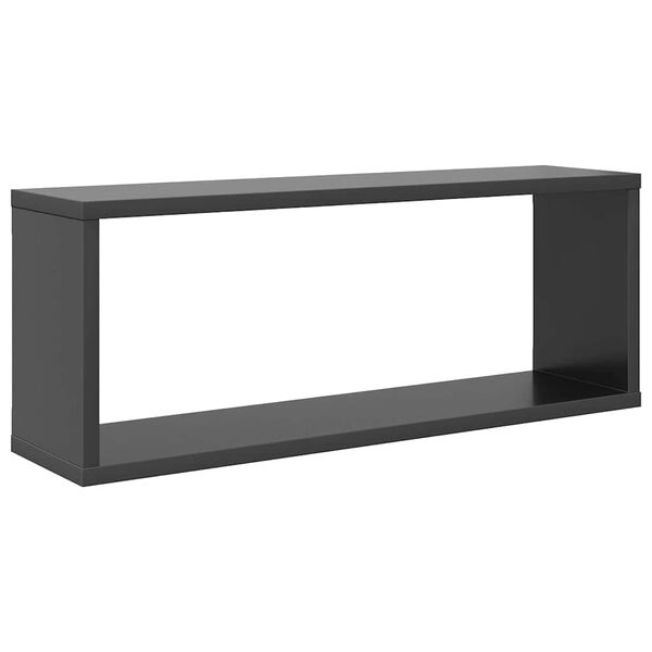 vidaXL kuubikukujulised seinariiulid 6 tk, hall, 60x15x23 cm tehispuit