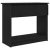 vidaXL konsoollaud sahtlitega, must, 85,5x38,5x74,5 cm
