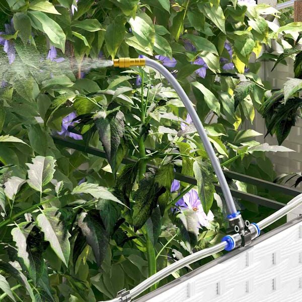 vidaXL Aia istutuspot 4 pcs Valge Teras