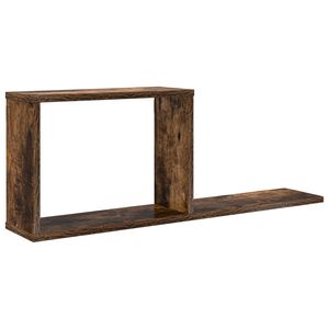 vidaXL Seinale kinnitatavad riiulid Suitsutatud tamm 80 x 15 x 30 cm
