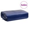 vidaXL present, sinine, 3 x 6 m, 650 g/m&sup2;