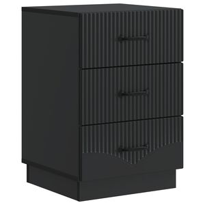 vidaXL &Ouml;&ouml;lambi kapp sahtliga Must 43 x 41 x 63,5 cm Tehispuit