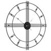 vidaXL seinakell, must, &Oslash;60 cm, raud