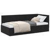 vidaXL Nurgavoodi raam peaga Must 90 cm x 200 cm Samet
