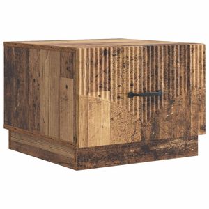 vidaXL Kohvilaud sahtliga Vana puit 49 x 50 x 37 cm Tehispuit