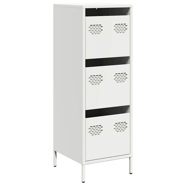 vidaXL Highboard Valge 39x35x103,5 cm Teras