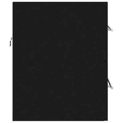 vidaXL valamukapp, must, 60 x 38,5 x 48 cm, puitlaastplaat