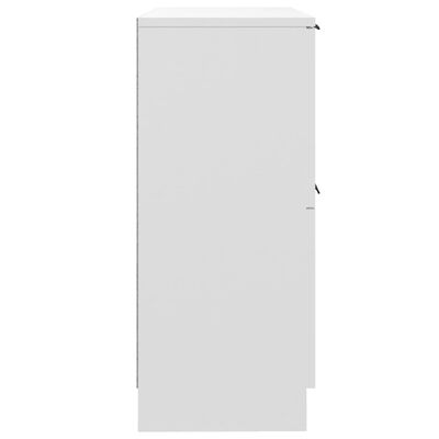vidaXL puhvetkapp, valge, 30 x 30 x 70 cm, tehispuit