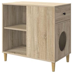 vidaXL Kassi Maja Sonoma 72 x 42,5 x 70 cm Tehispuit