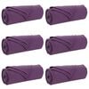 vidaXL Viskab tekid 6 tk Lilla 200 x 150 cm 2.61 Fliis