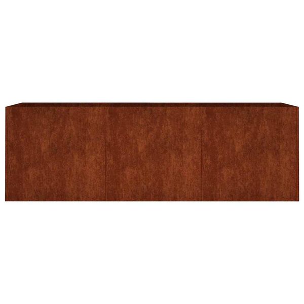 vidaXL taimekast, 120 x 40 x 40 cm, Corten-teras
