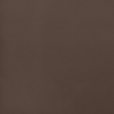 vidaXL voodipeats servadega, pruun, 83x23x78/88 cm, kunstnahk