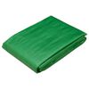 vidaXL Kattekangas aukudega Roheline 4 x 5 m 260 gsm PE