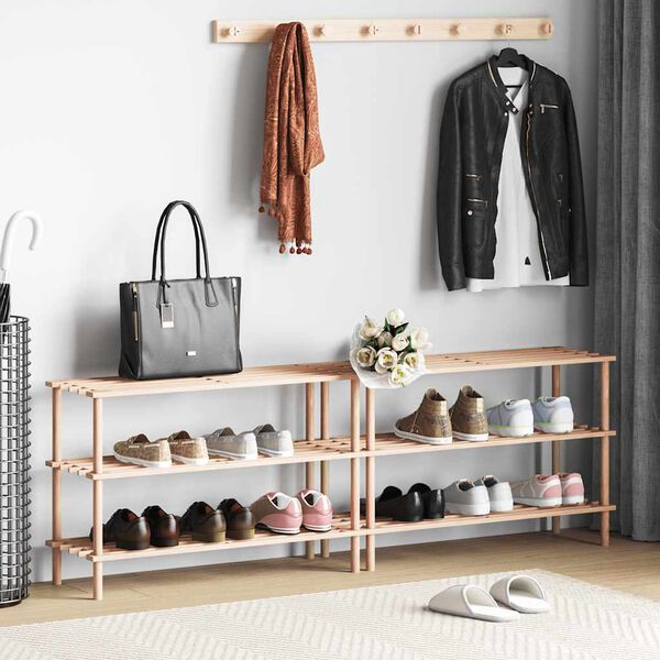 vidaXL 3-korruseline kingariiul, 2 tk, nulupuit