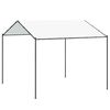 vidaXL Paviljon 4 x 4 x 2,6 m Valge Teras ja pol&uuml;ester 180 gsm