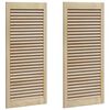 vidaXL Kappi Uks 2 pcs Neutraalne 49,5 x 2,1 x 110 cm Tahke m&auml;nd