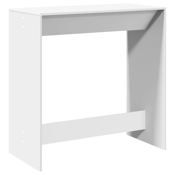 vidaXL baarilaud, valge, 102 x 50 x 103,5 cm tehispuit