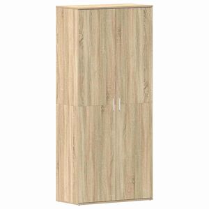 vidaXL Kinga kapp riiuliga Sonoma tamm 80 x 39 x 178 cm Tehispuit