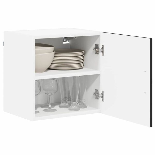 vidaXL K&ouml;&ouml;gikapp 2 pcs Must 40 x 31 x 40 cm Tehispuit