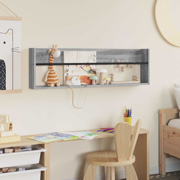 vidaXL Ajakirja riiul riiuliga Hall Sonoma 100 x 12 x 30 cm Tehispuit