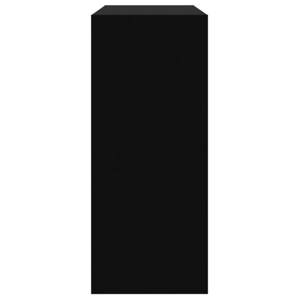 vidaXL raamaturiiul/ruumijagaja, must, 80x30x72 cm