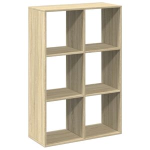 vidaXL ruumijagaja/raamatukapp, Sonoma tamm 69,5x29x103,5 cm tehispuit