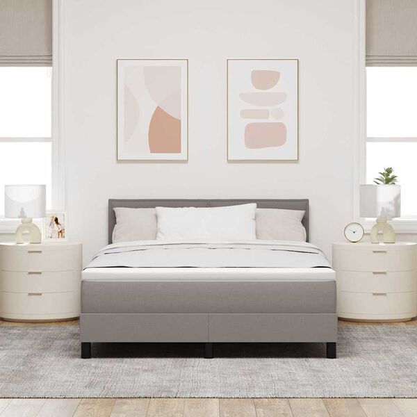 vidaXL Karbi vedrumadrats madratsiga Pruunikashall 140 x 200 cm kangas