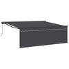 vidaXL K&auml;igukohandatav varikatus Antratsiit 400 &times; 300 cm