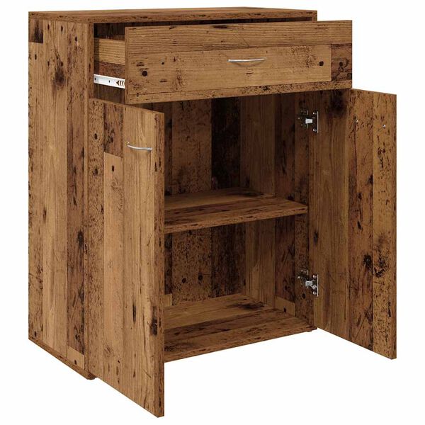 vidaXL puhvetkapp Old Wood 60x30x75 cm Engineered Wood