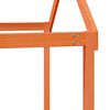 vidaXL lastevoodi katus, vahapruun, 207 x 95,5 x 159 cm, männipuit