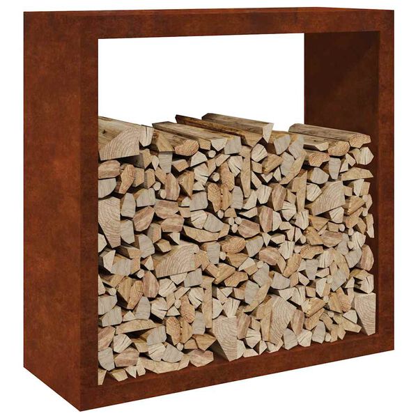 vidaXL K&uuml;ttepuude riiul 100x40x100 cm ilmastikukindel teras