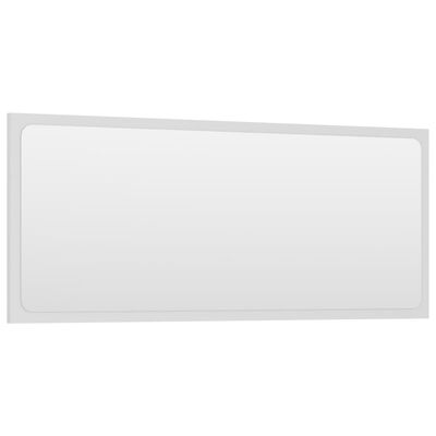 vidaXL vannitoa peeglikapp, valge, 90 x 1,5x 37 cm, puitlaastplaat