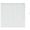 vidaXL Veneetsia rulo Valge 130 x 130 cm 35 mm