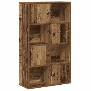 vidaXL raamatualus, vana puit, 60x24x101,5 cm, tehispuit