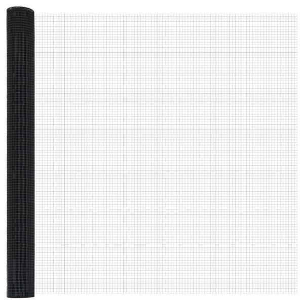 vidaXL Keevitatud Traadi Aed Hall 1.5 x 25 m Teras